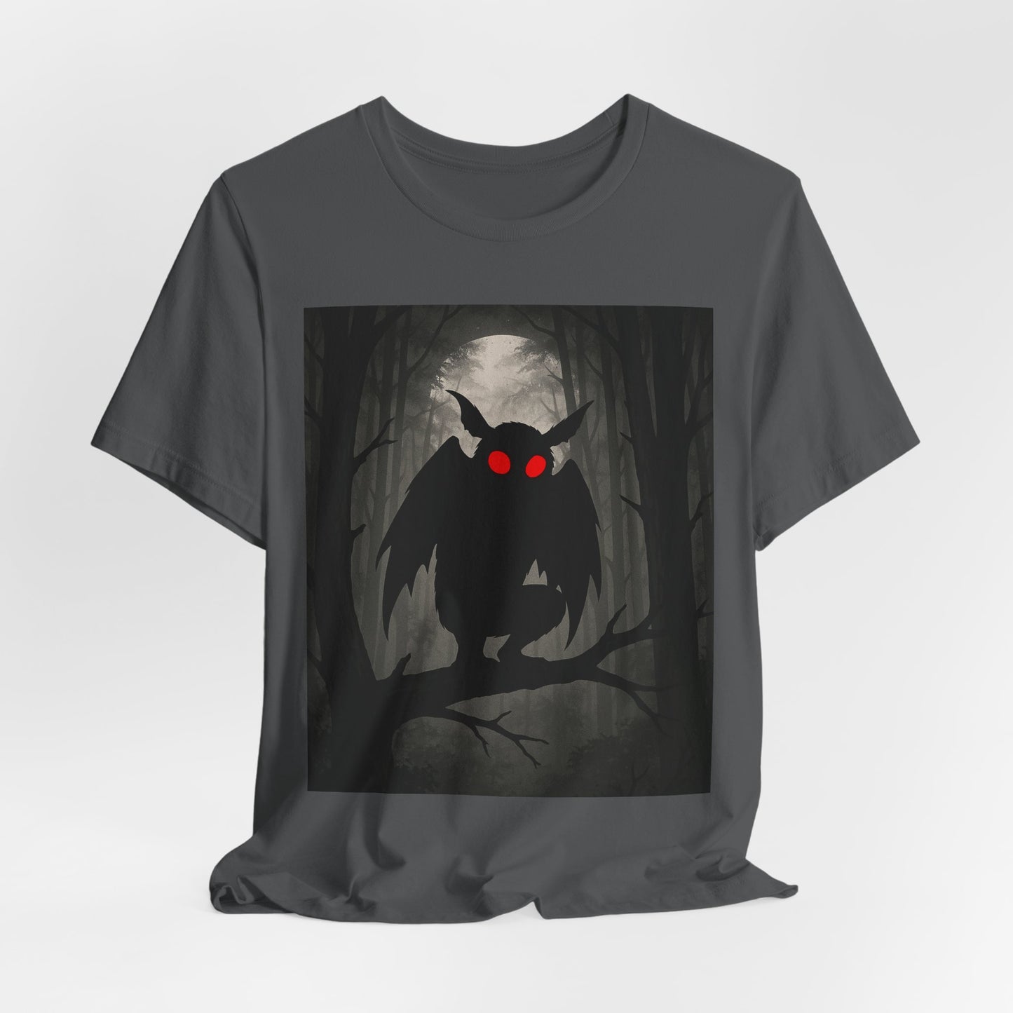 Owl Night Tee — Spooky Red-Eyed Owl Forest T-Shirt