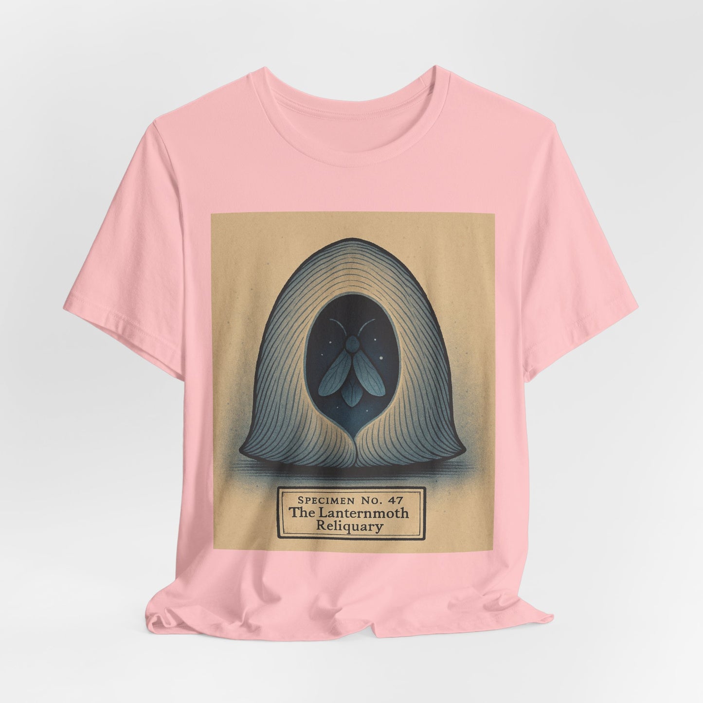 “Specimen No. 47 The Laternmoth Reliquary” Graphic T‑Shirt