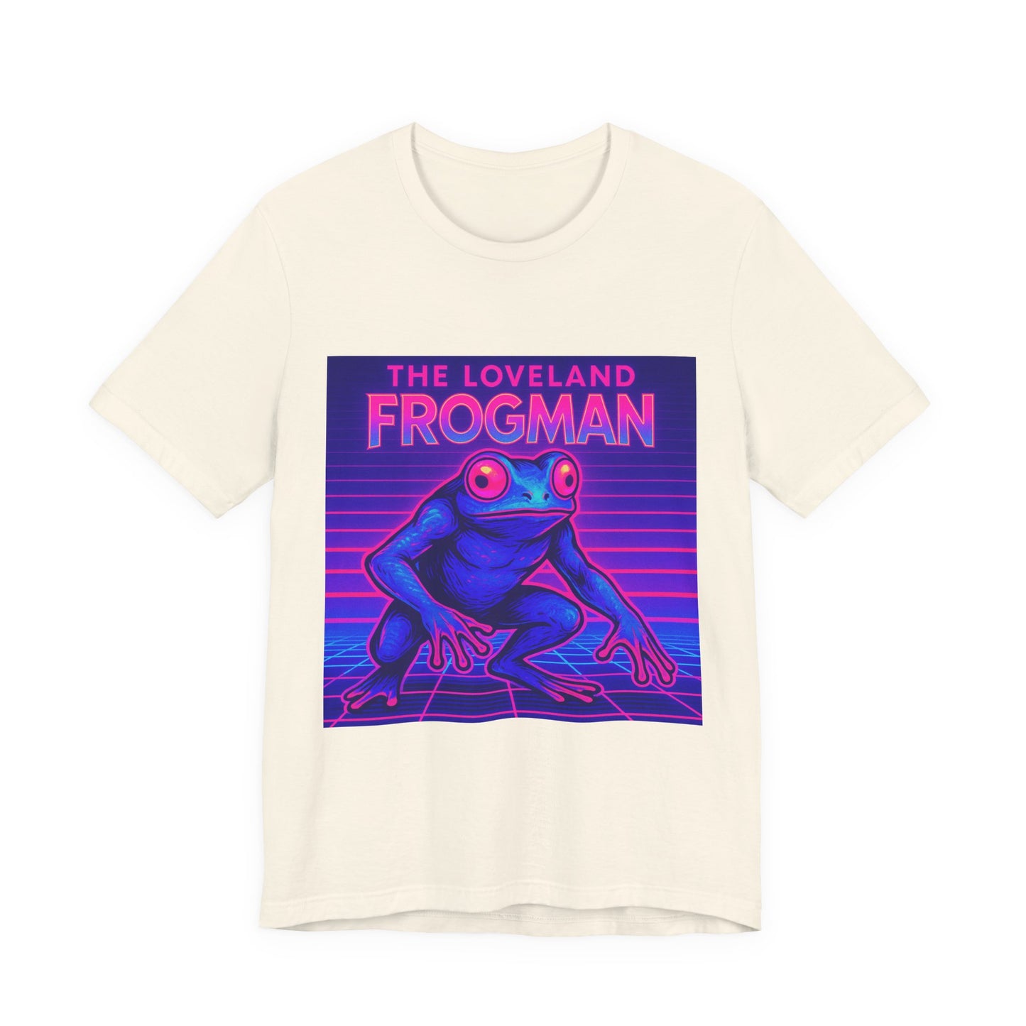 The Loveland Frogman Tee — Retro Neon Frog Graphic T-Shirt