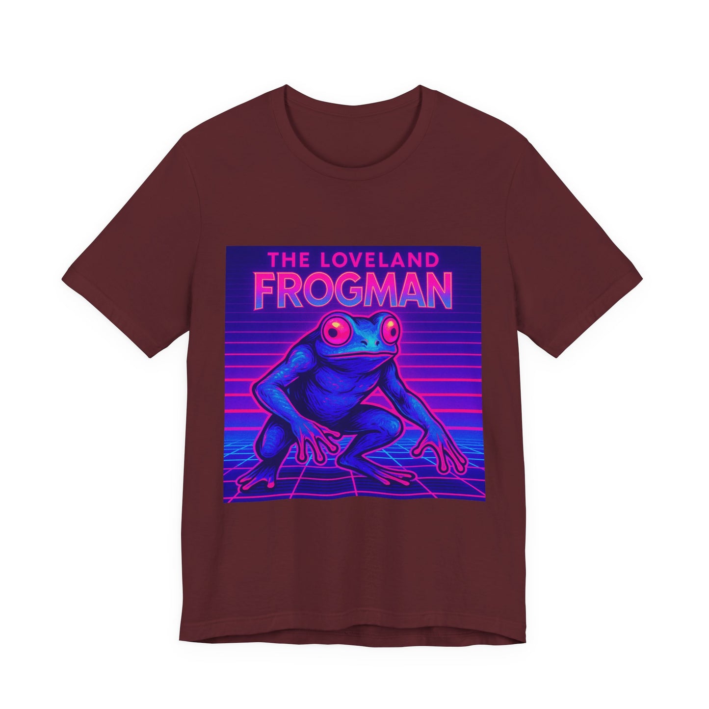 The Loveland Frogman Tee — Retro Neon Frog Graphic T-Shirt