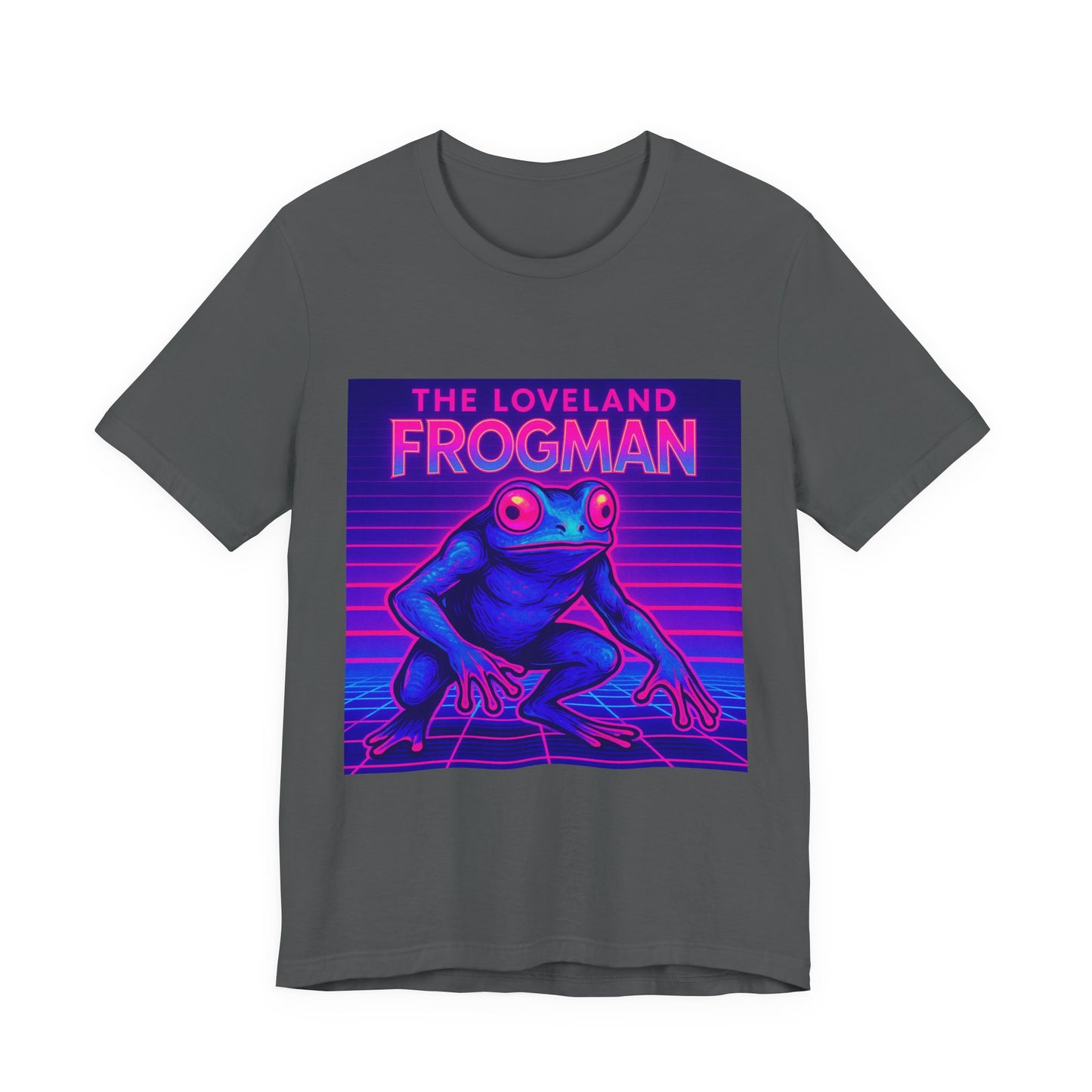 The Loveland Frogman Tee — Retro Neon Frog Graphic T-Shirt