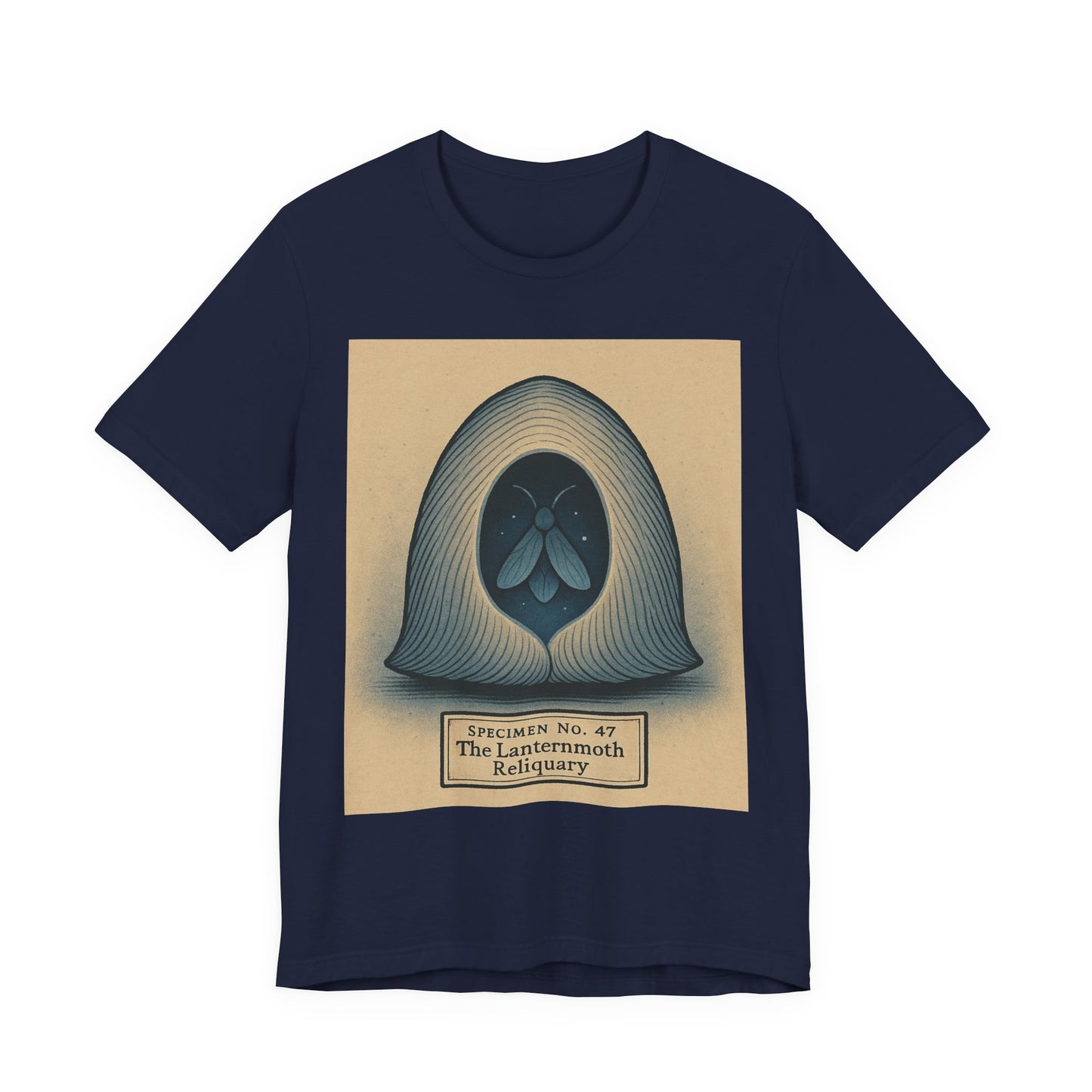 “Specimen No. 47 The Laternmoth Reliquary” Graphic T‑Shirt