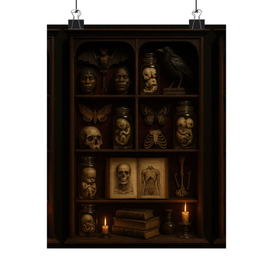 Curiosity Cabinet Matte Poster