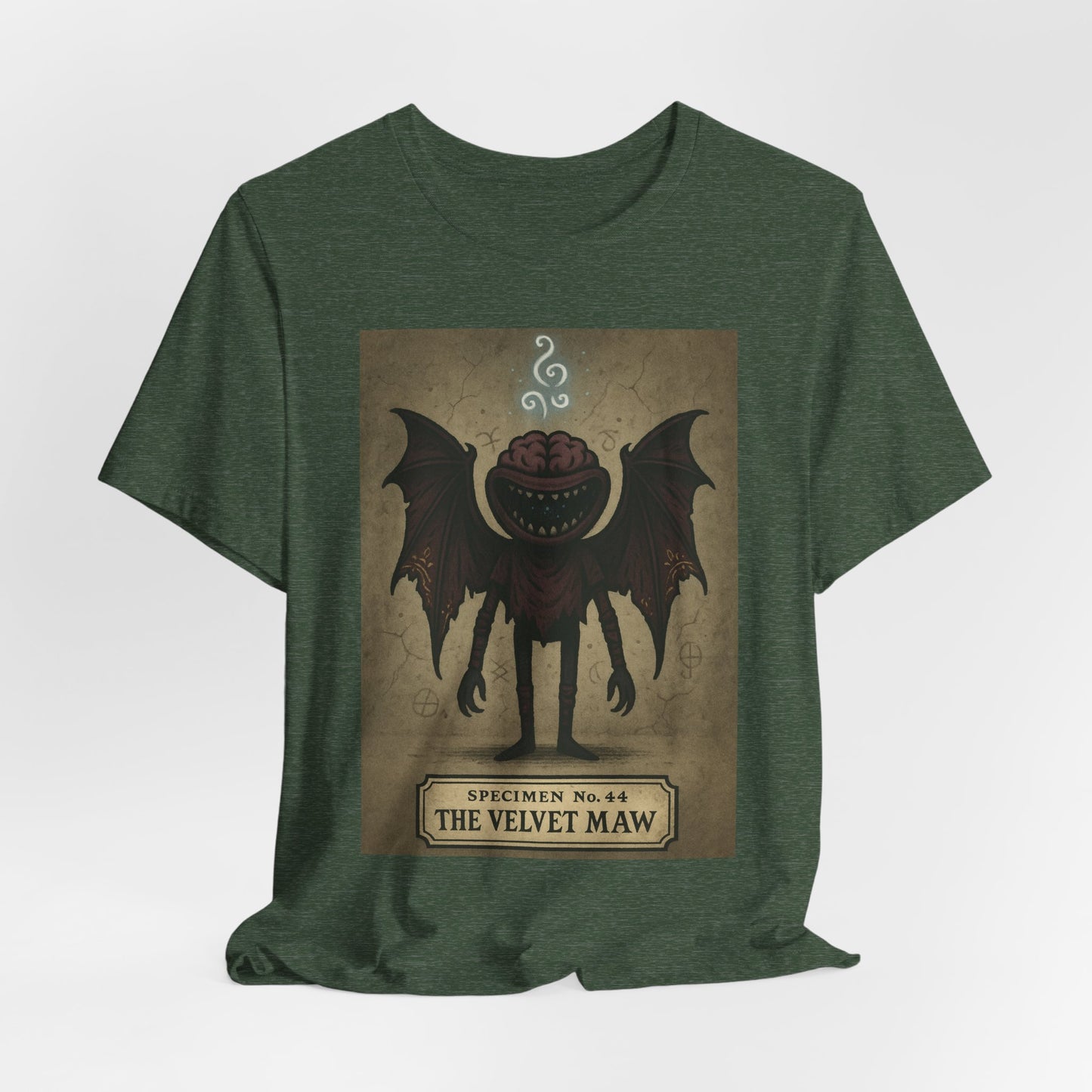 Velvet Maw Monster T-Shirt – Vintage Creature Illustration Tee
