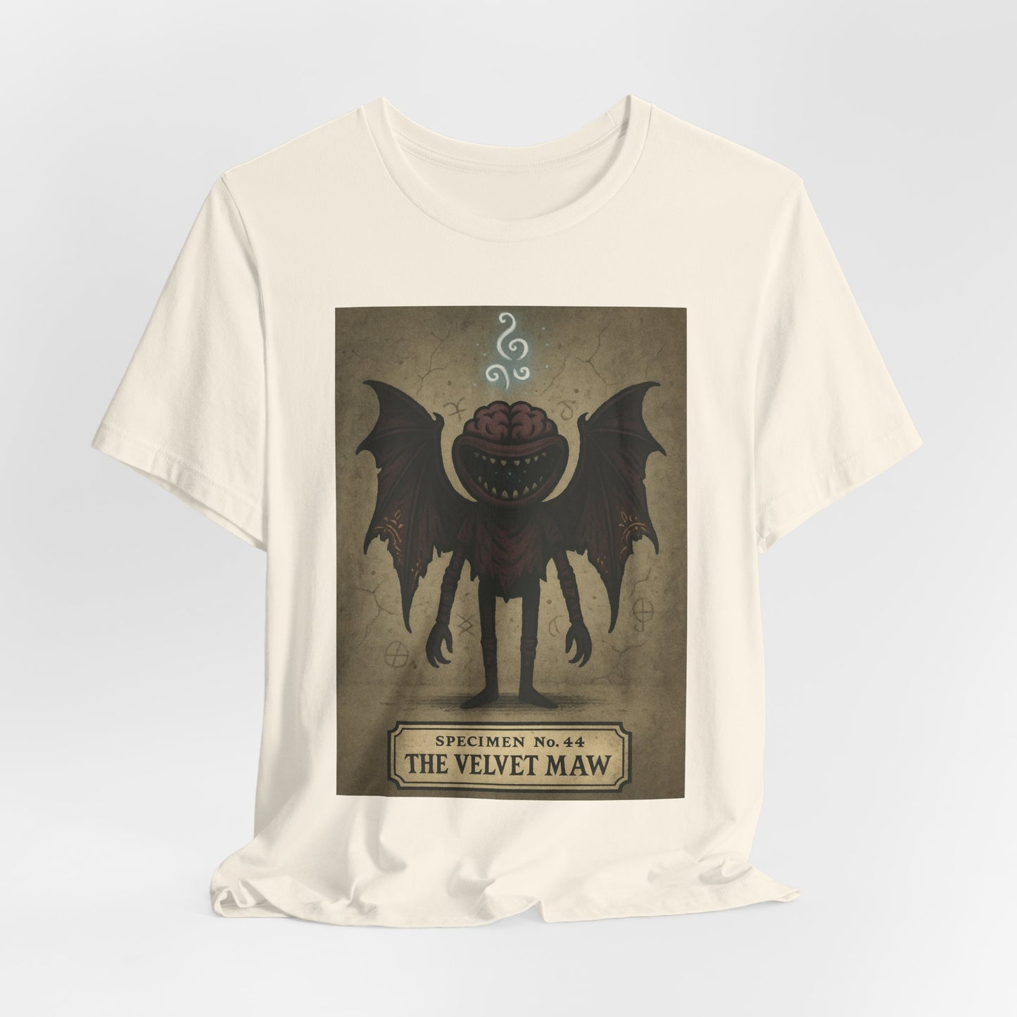Velvet Maw Monster T-Shirt – Vintage Creature Illustration Tee