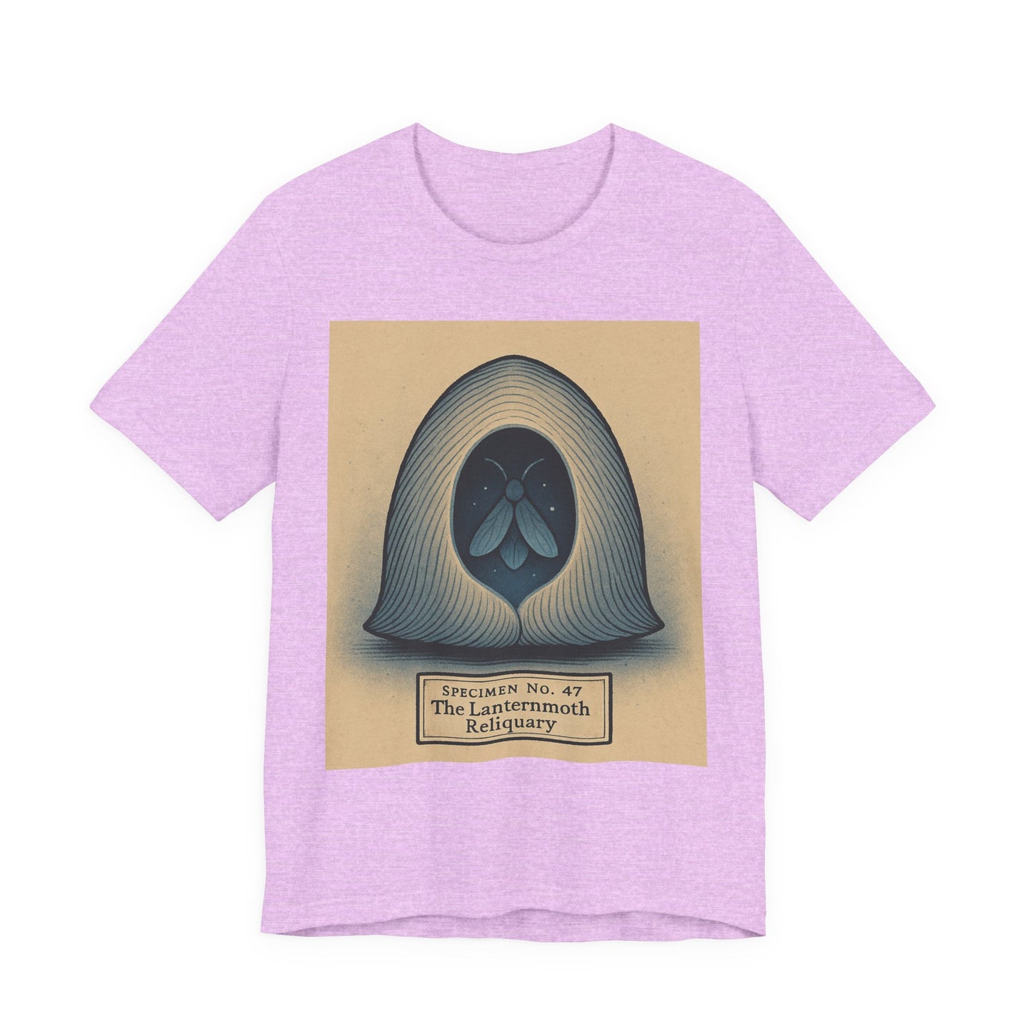 “Specimen No. 47 The Laternmoth Reliquary” Graphic T‑Shirt