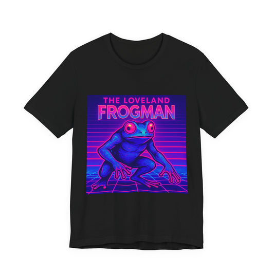 The Loveland Frogman Tee — Retro Neon Frog Graphic T-Shirt