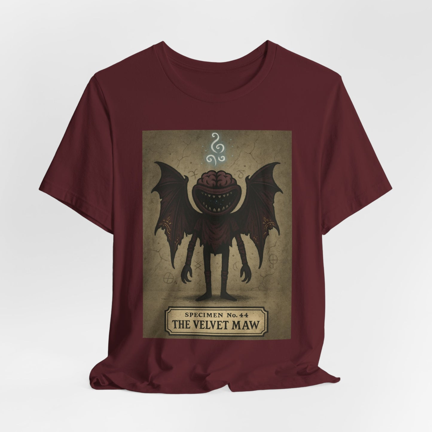 Velvet Maw Monster T-Shirt – Vintage Creature Illustration Tee