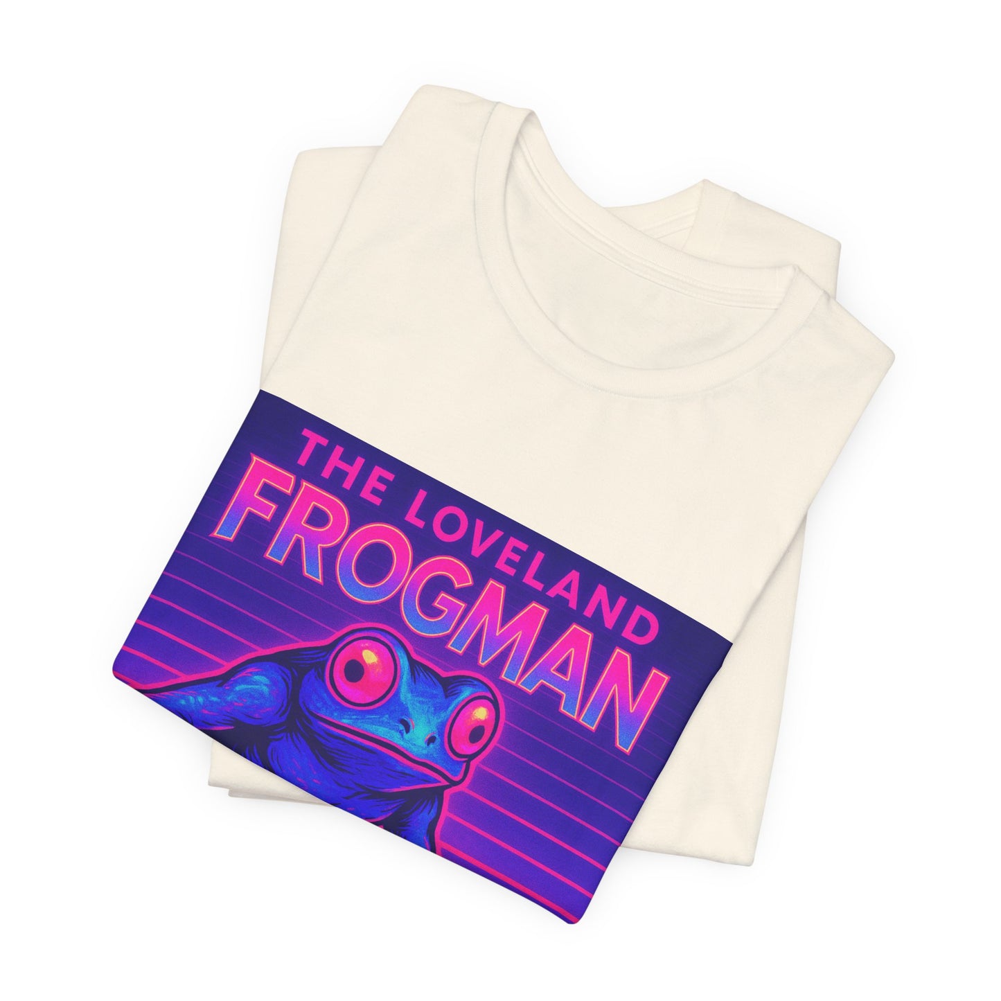 The Loveland Frogman Tee — Retro Neon Frog Graphic T-Shirt