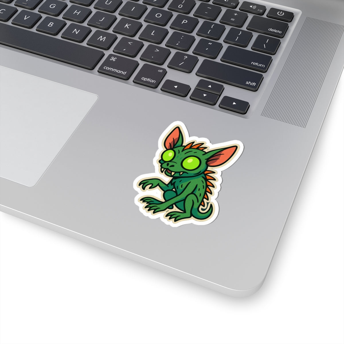 Gremlin Vinyl Sticker — Cute Green Monster Kiss-Cut Decal for Laptops & Water Bottles