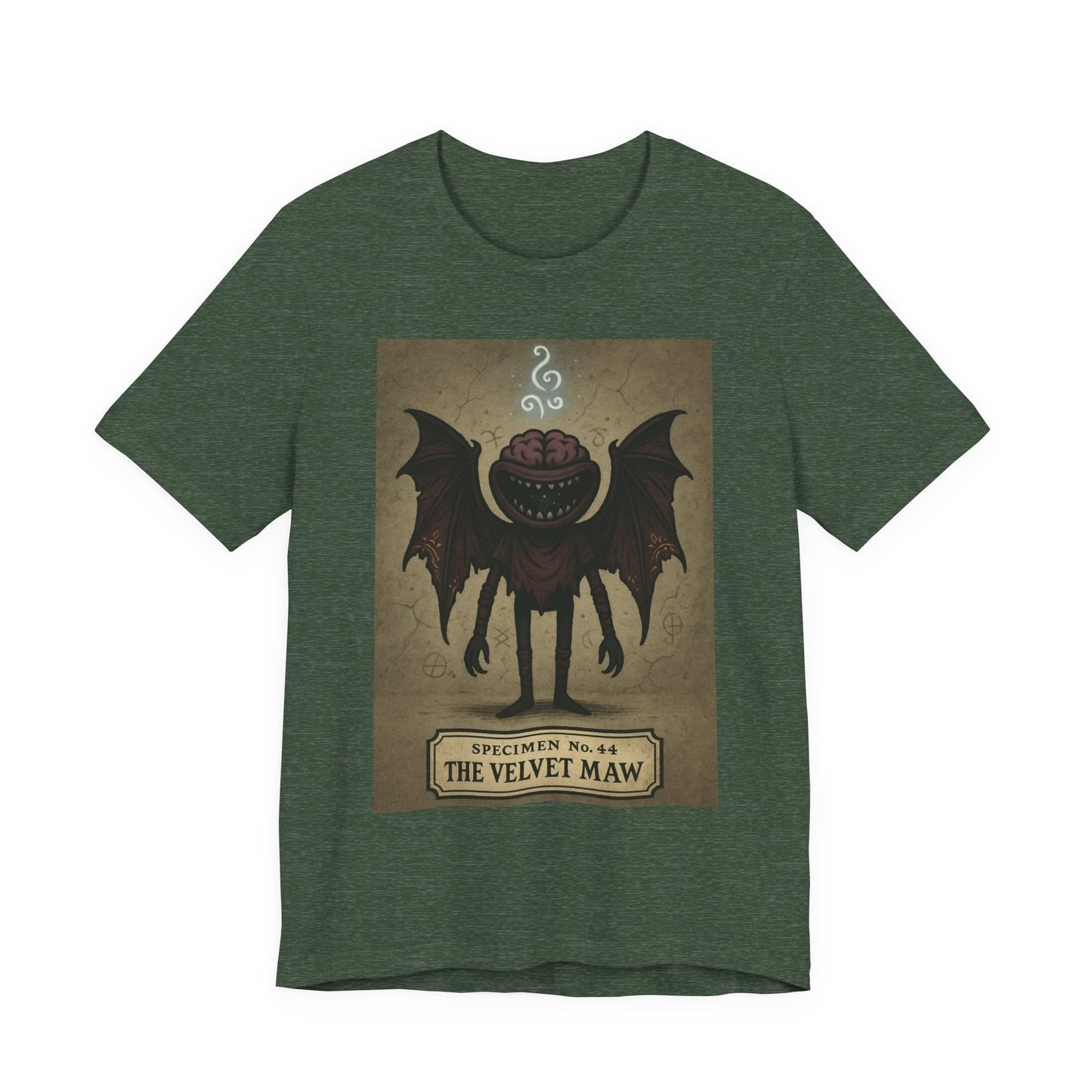 Velvet Maw Monster T-Shirt – Vintage Creature Illustration Tee