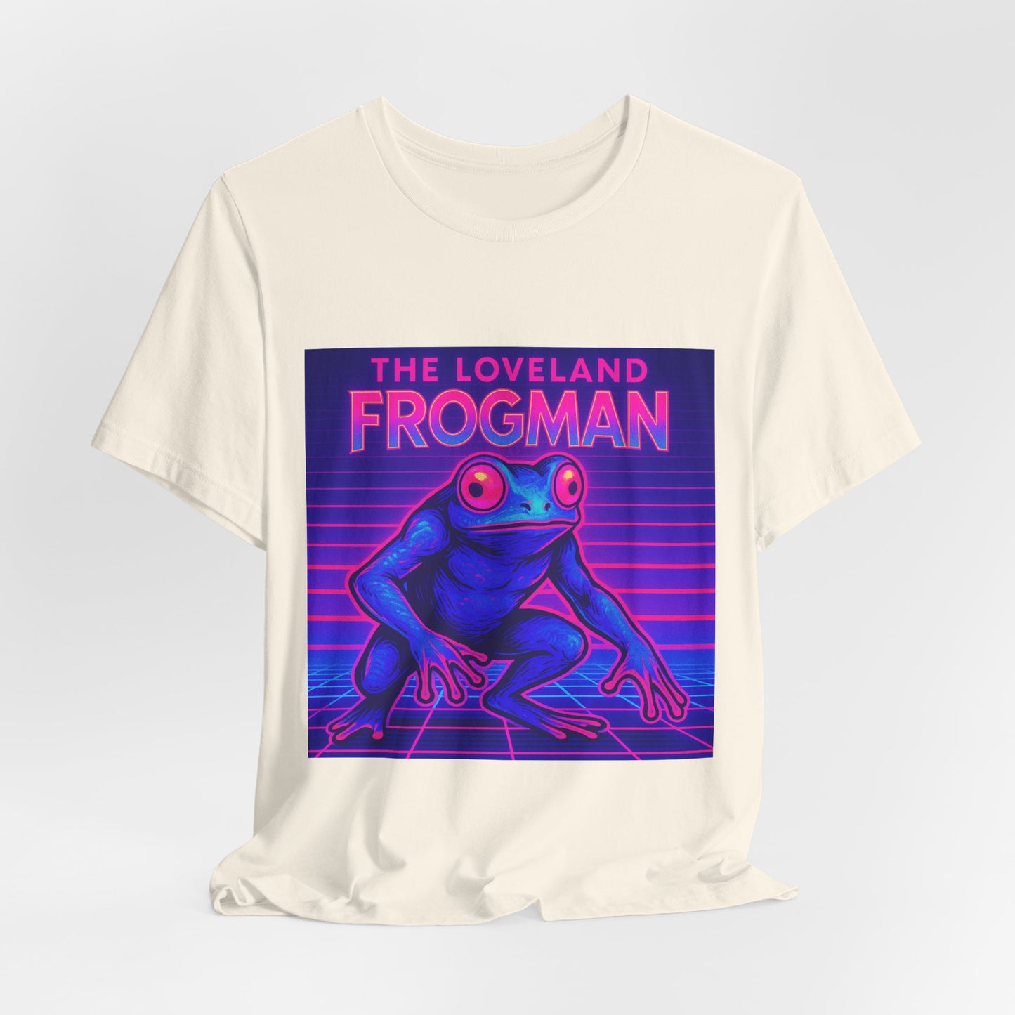The Loveland Frogman Tee — Retro Neon Frog Graphic T-Shirt