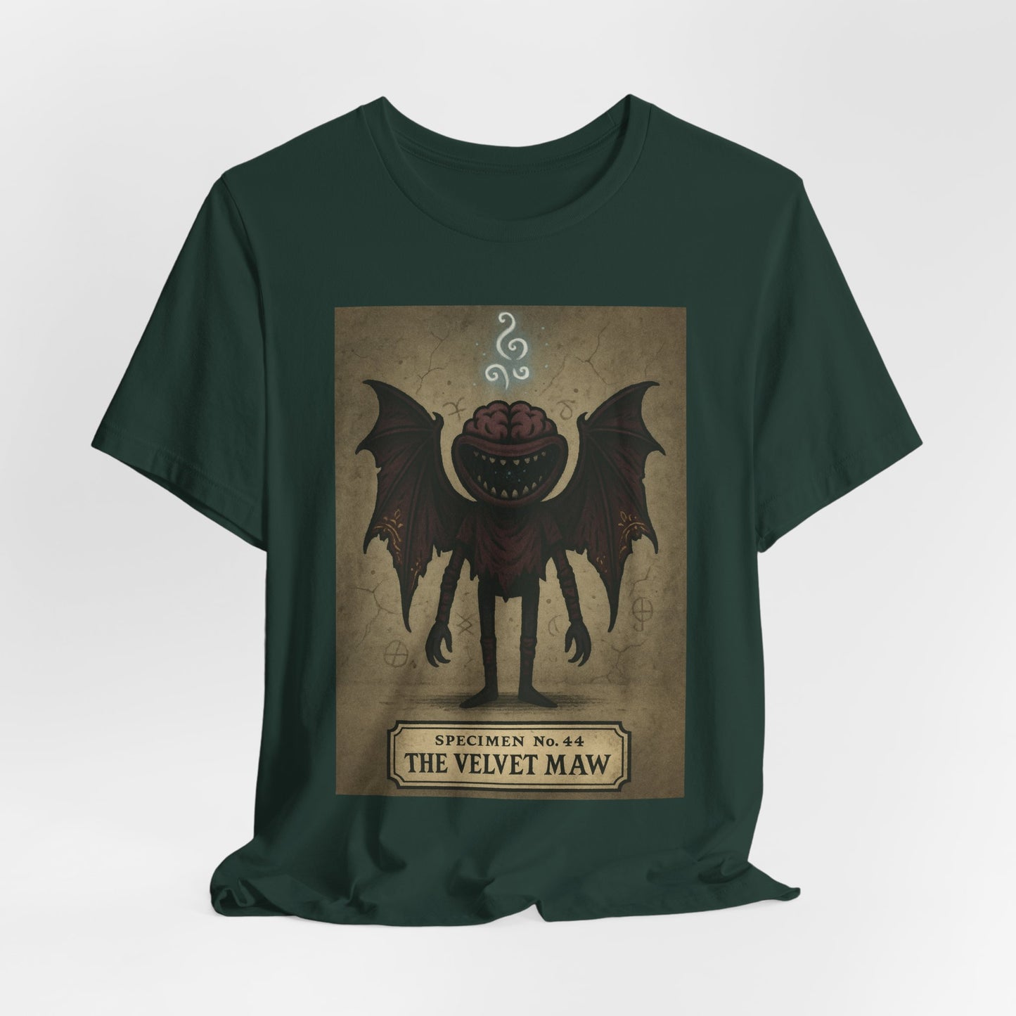 Velvet Maw Monster T-Shirt – Vintage Creature Illustration Tee