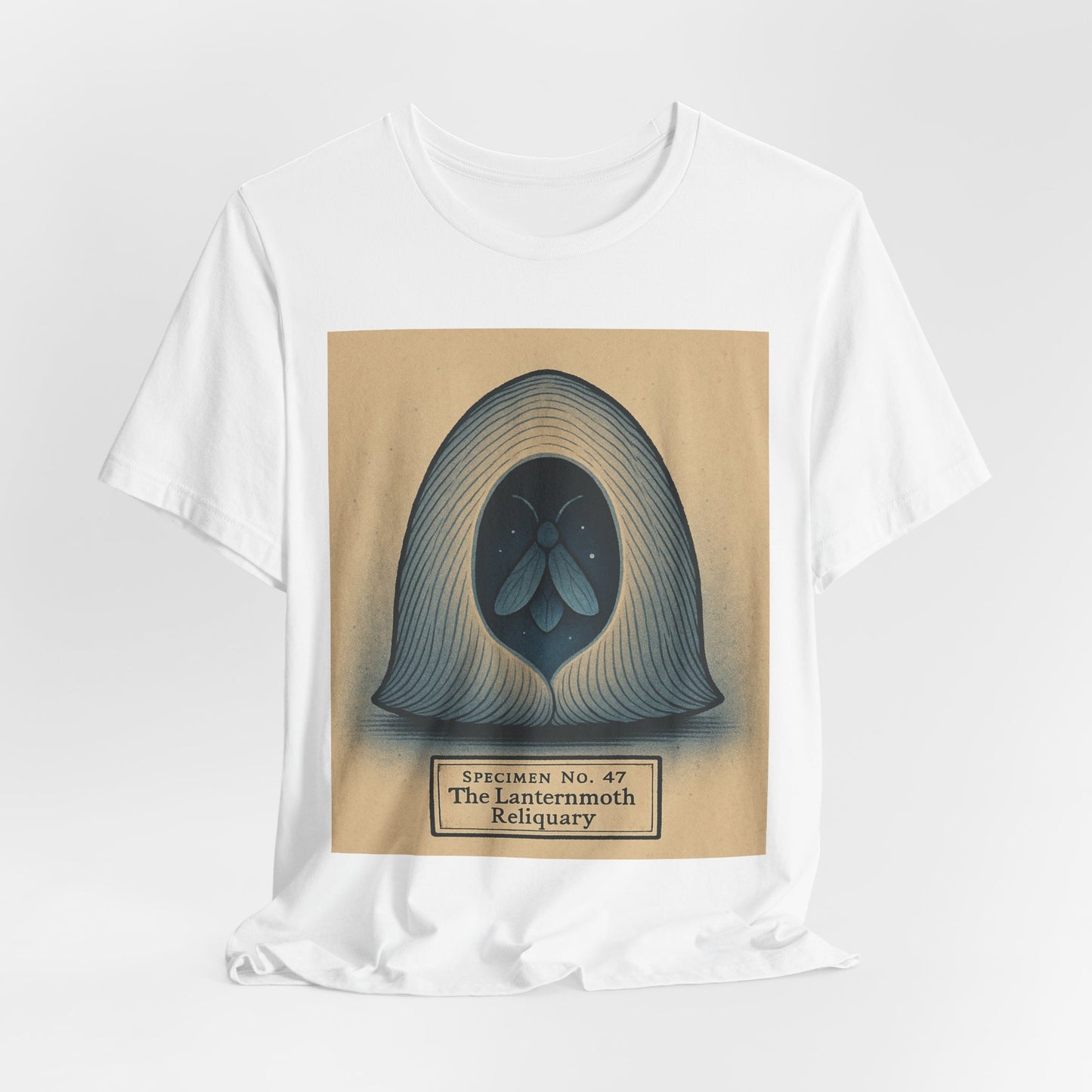 “Specimen No. 47 The Laternmoth Reliquary” Graphic T‑Shirt