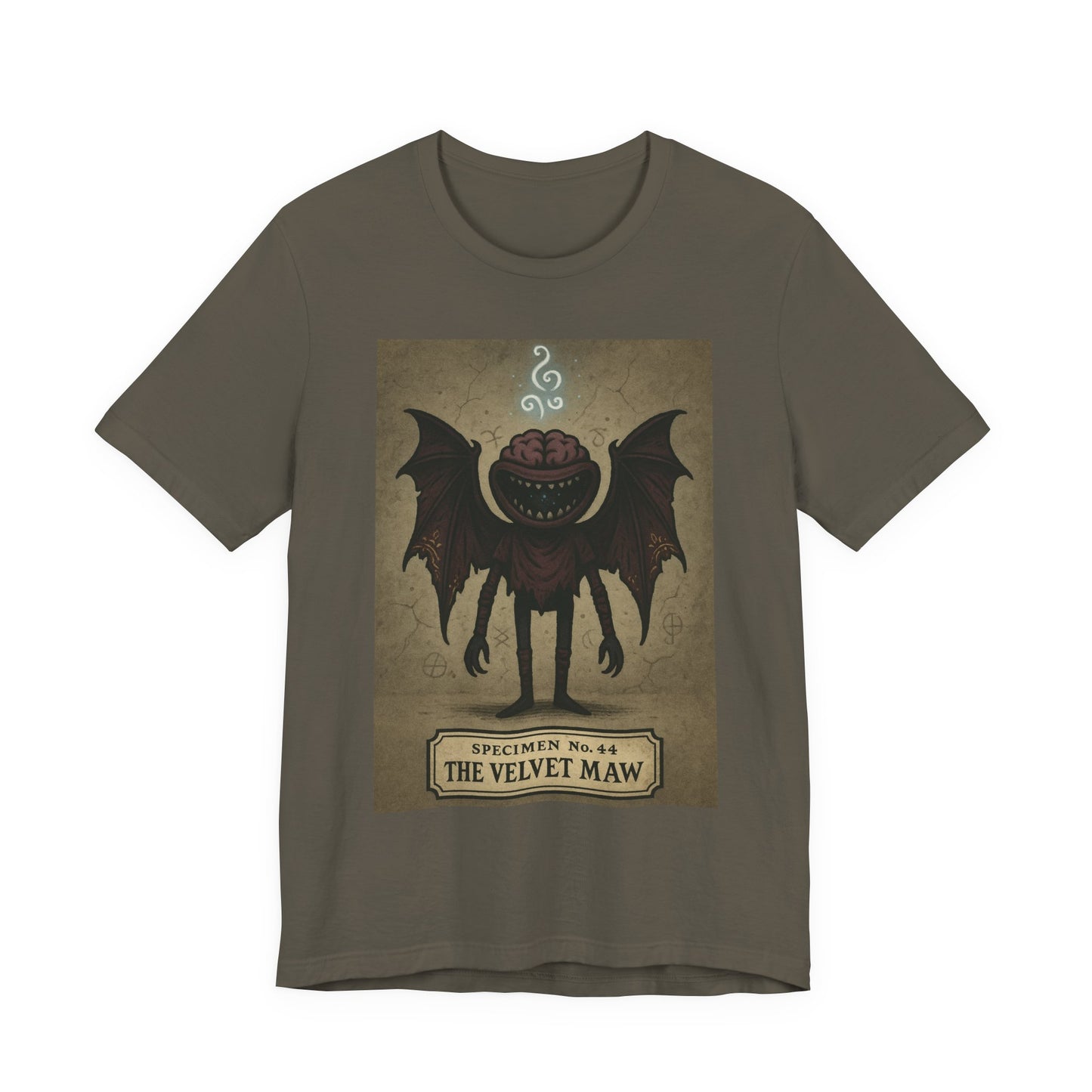Velvet Maw Monster T-Shirt – Vintage Creature Illustration Tee