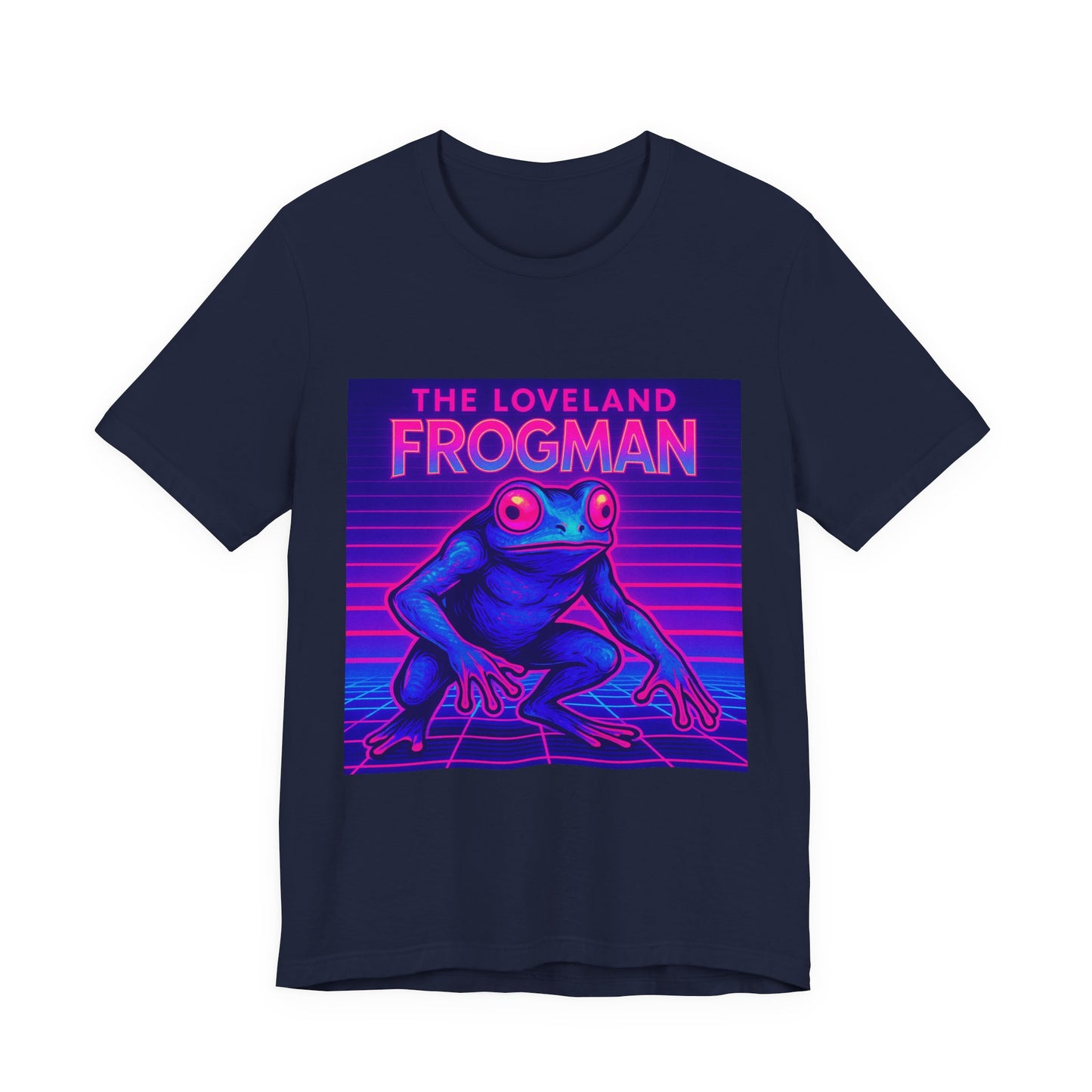 The Loveland Frogman Tee — Retro Neon Frog Graphic T-Shirt