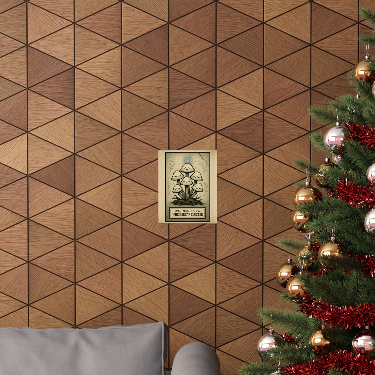 Specimen No. 72 - Whispercap Cluster Matte Poster