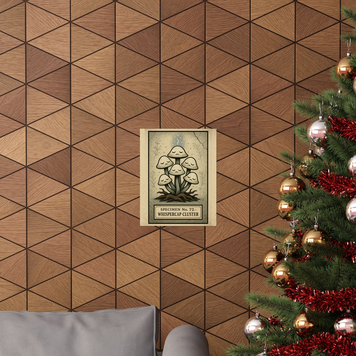 Specimen No. 72 - Whispercap Cluster Matte Poster