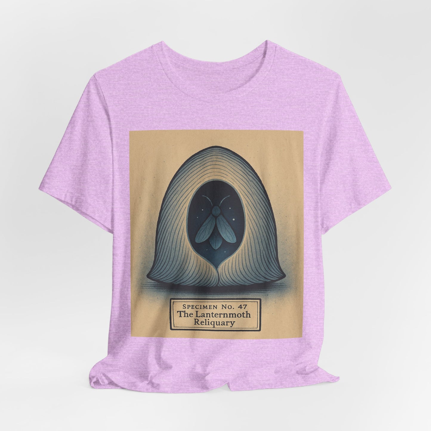 “Specimen No. 47 The Laternmoth Reliquary” Graphic T‑Shirt