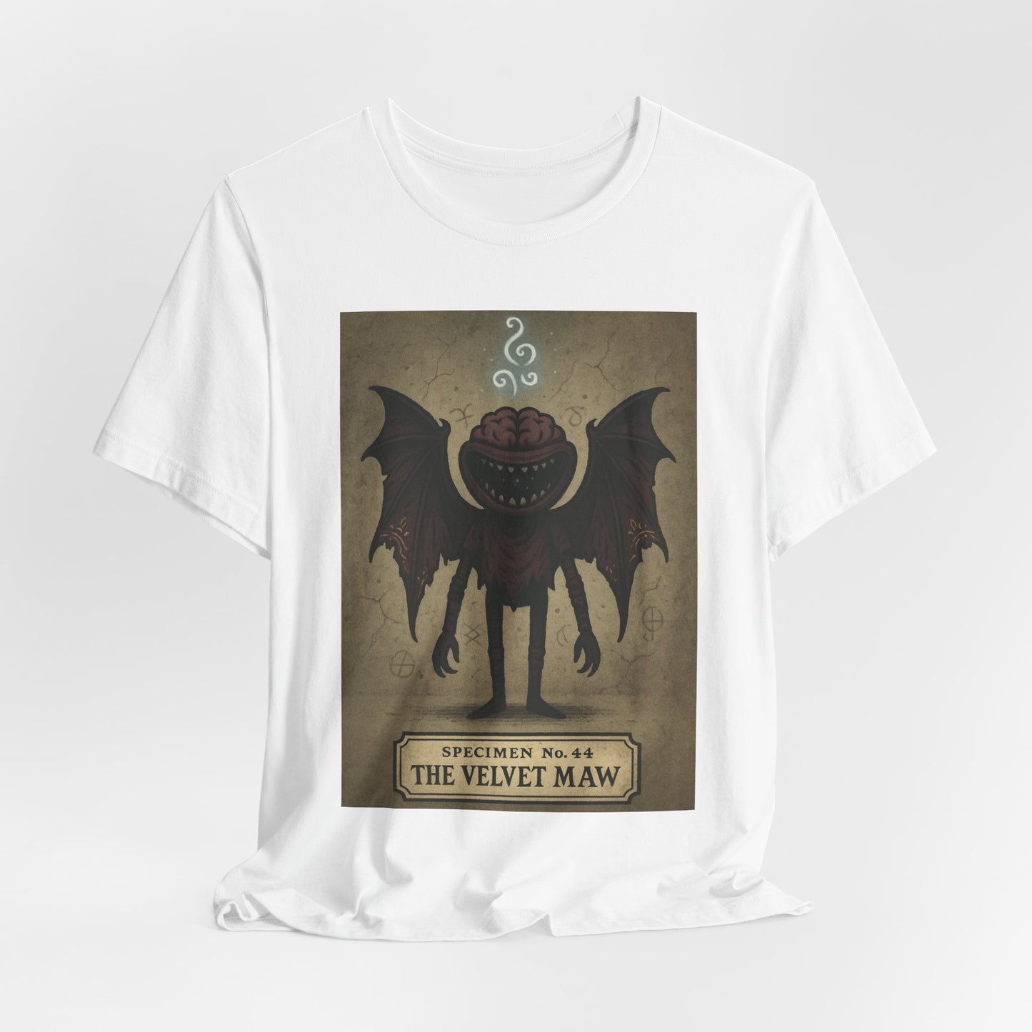 Velvet Maw Monster T-Shirt – Vintage Creature Illustration Tee