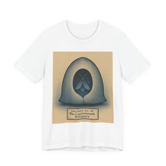 “Specimen No. 47 The Laternmoth Reliquary” Graphic T‑Shirt