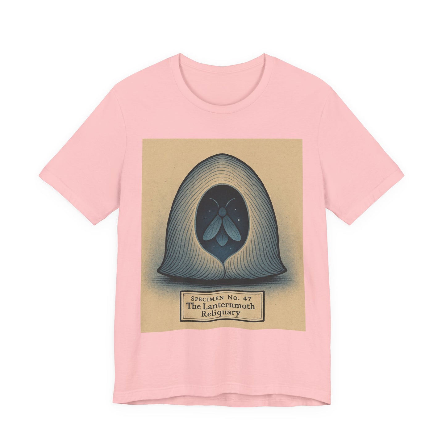 “Specimen No. 47 The Laternmoth Reliquary” Graphic T‑Shirt