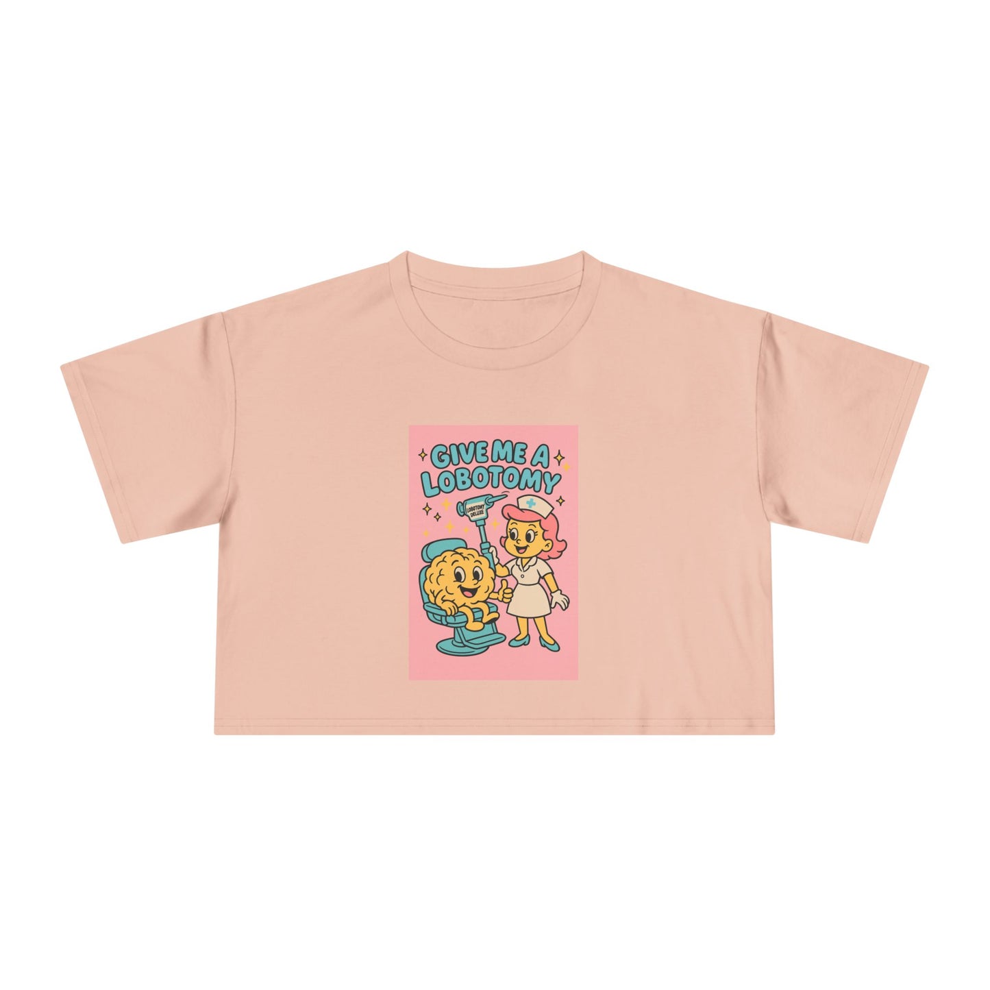 'Give Me a Lobotomy' Cute Retro Girl Graphic Top