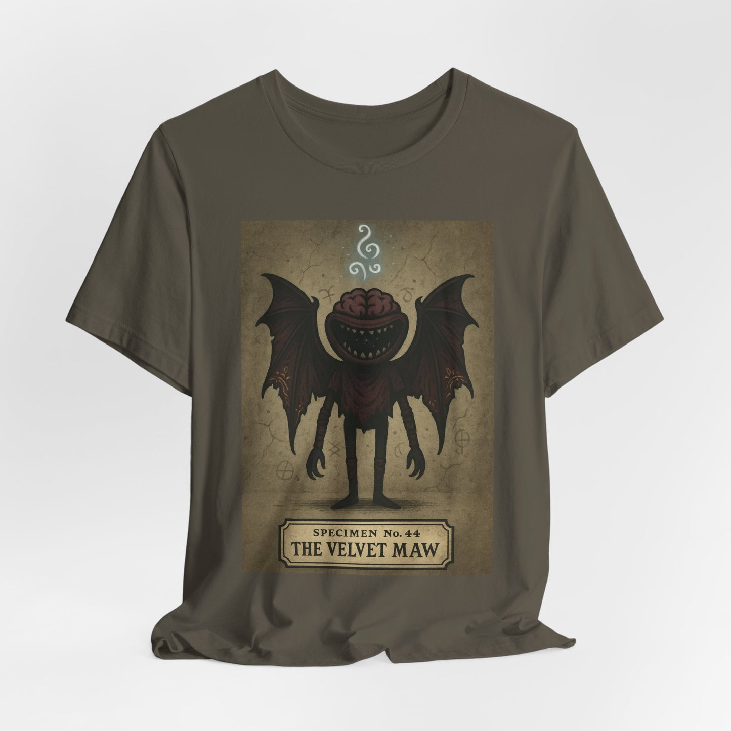 Velvet Maw Monster T-Shirt – Vintage Creature Illustration Tee