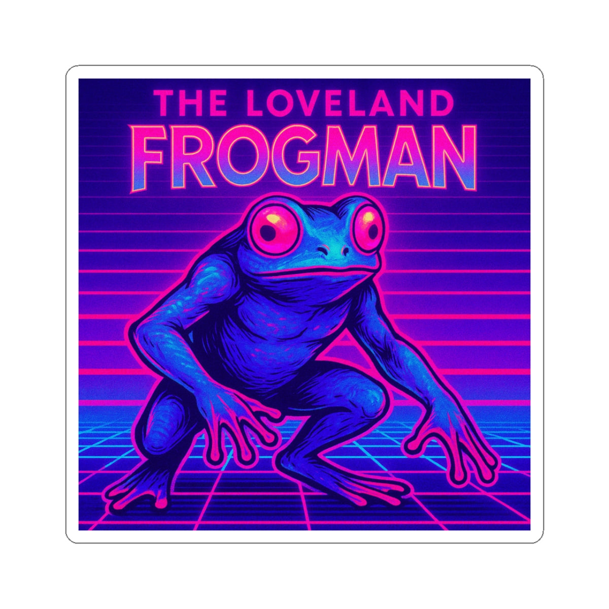 Loveland Frogman sticker