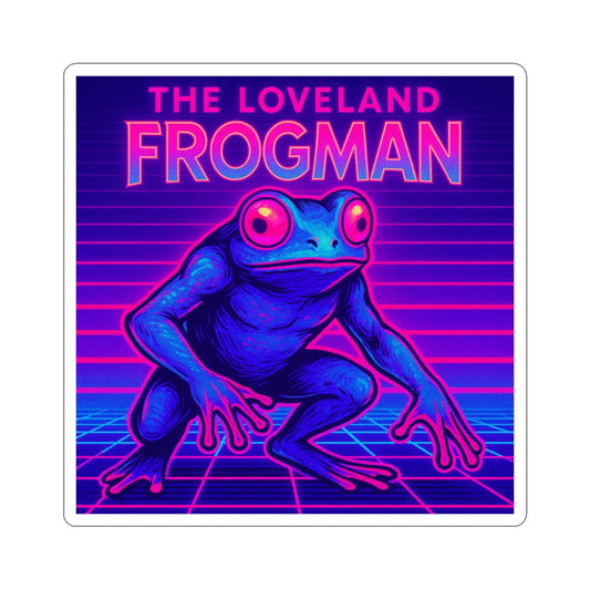Loveland Frogman sticker