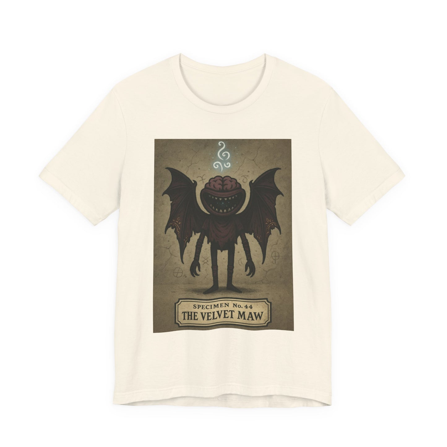 Velvet Maw Monster T-Shirt – Vintage Creature Illustration Tee