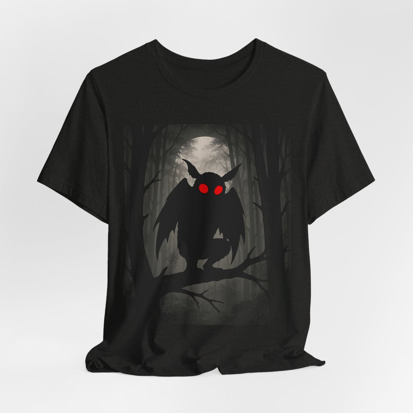 Owl Night Tee — Spooky Red-Eyed Owl Forest T-Shirt