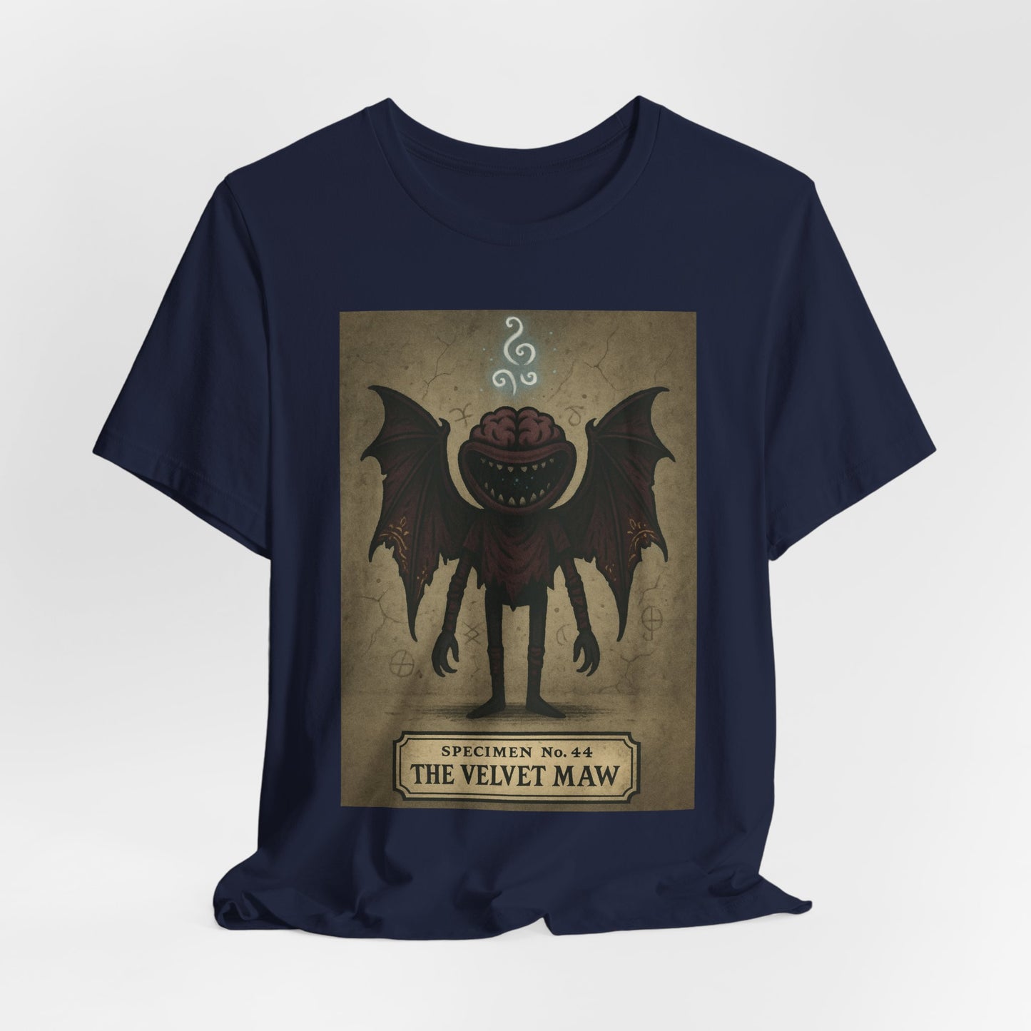 Velvet Maw Monster T-Shirt – Vintage Creature Illustration Tee