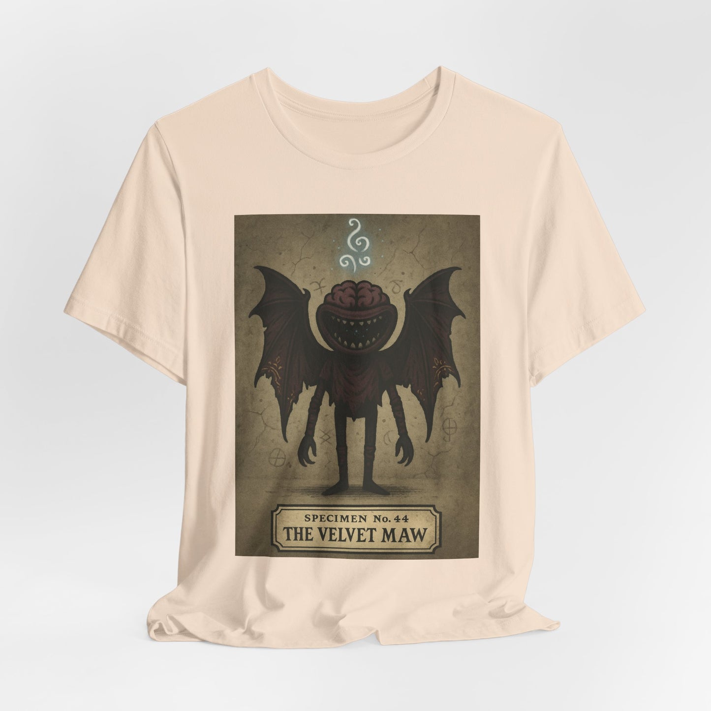 Velvet Maw Monster T-Shirt – Vintage Creature Illustration Tee