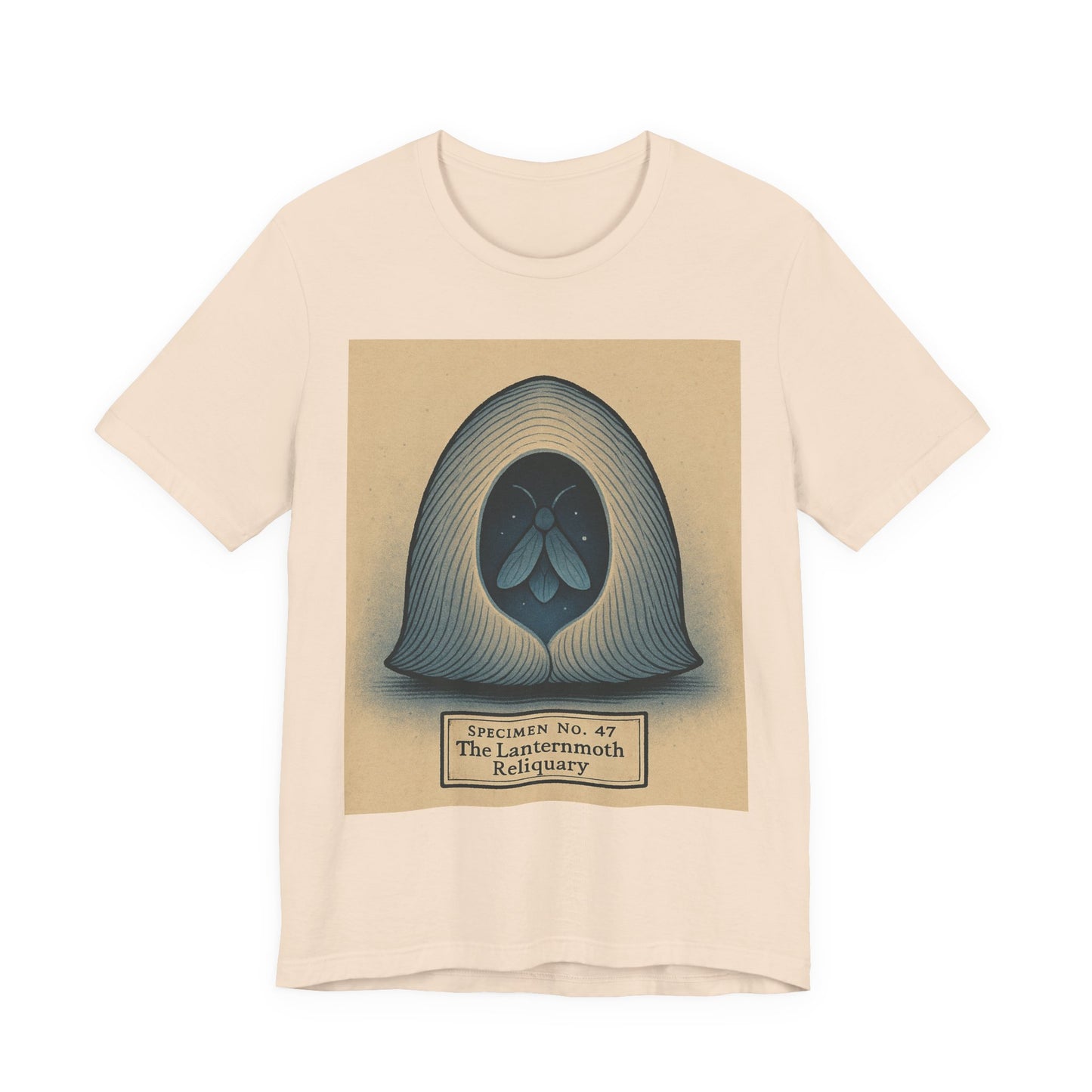 “Specimen No. 47 The Laternmoth Reliquary” Graphic T‑Shirt