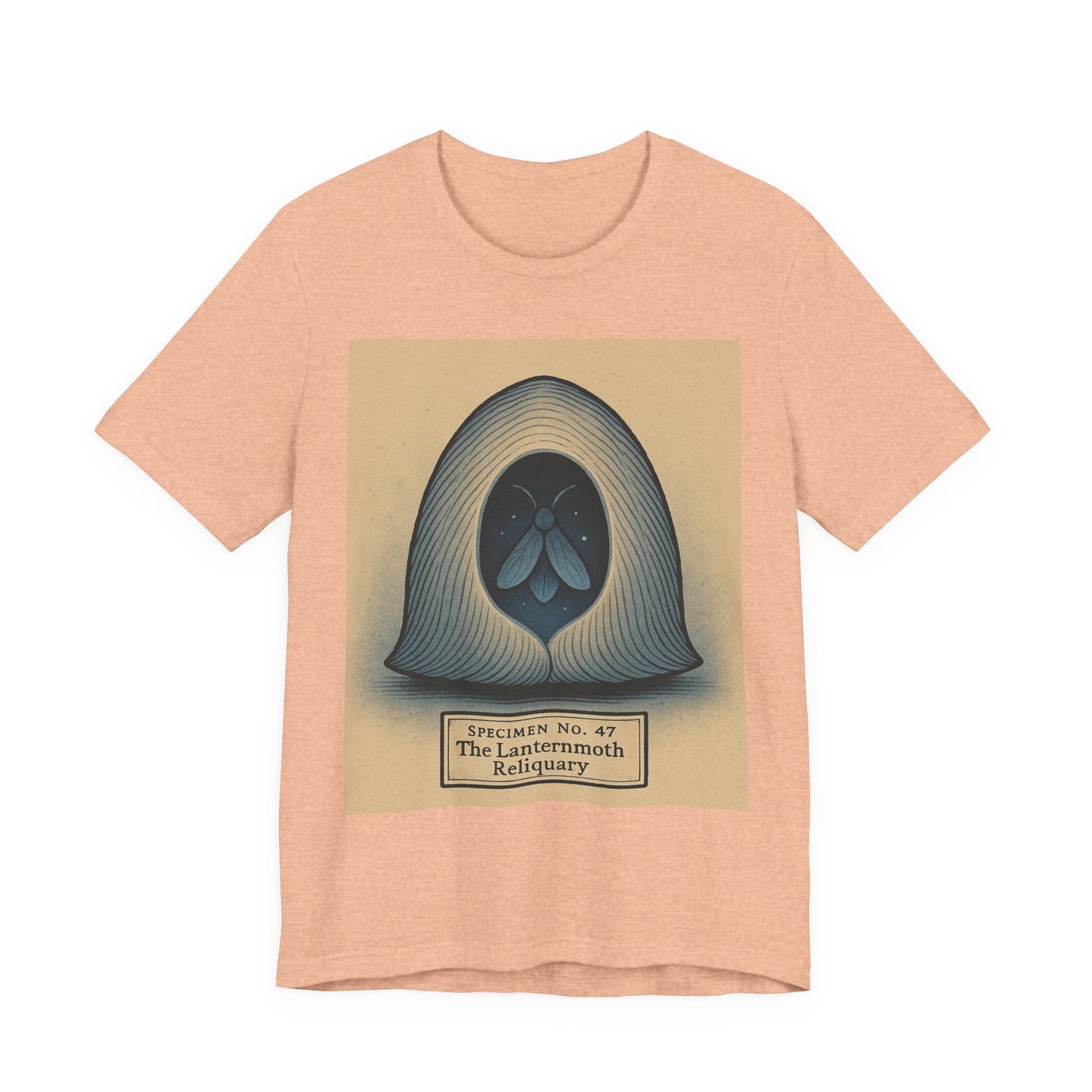 “Specimen No. 47 The Laternmoth Reliquary” Graphic T‑Shirt