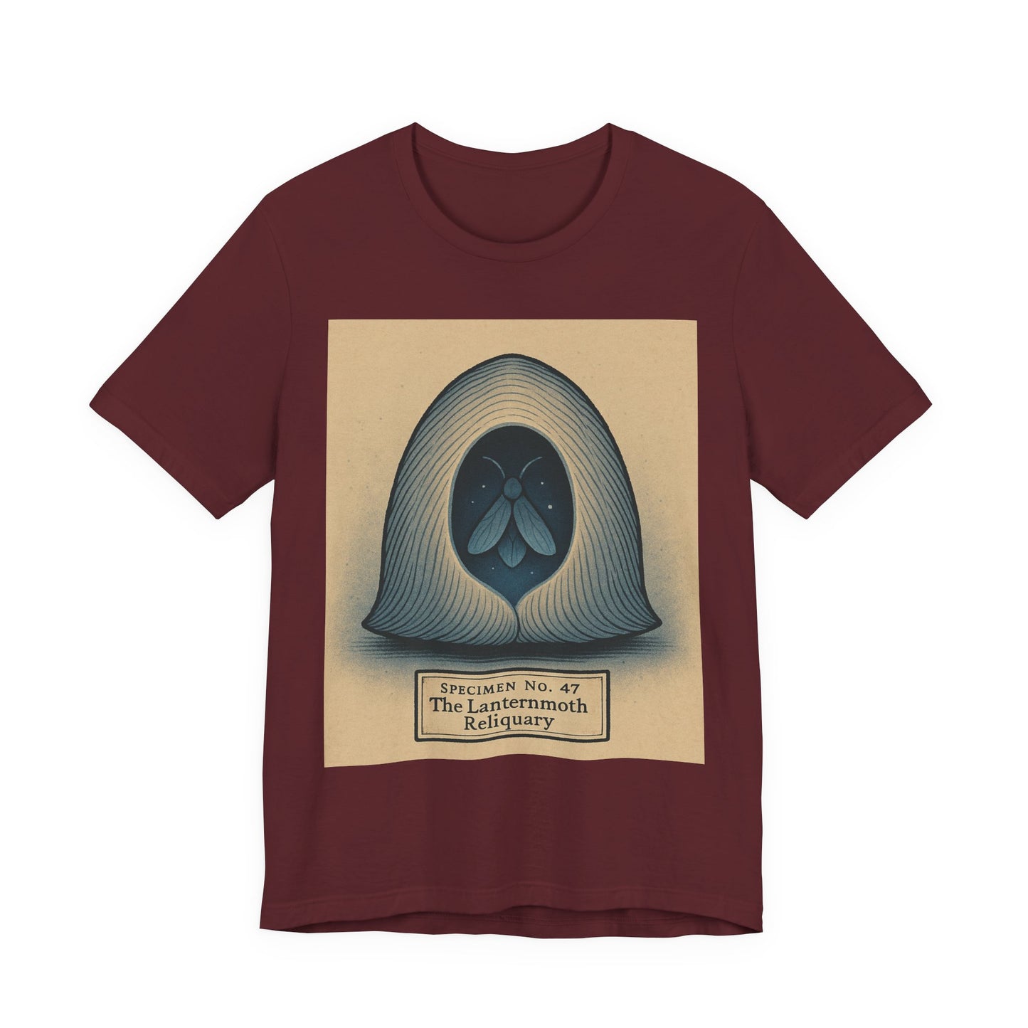 “Specimen No. 47 The Laternmoth Reliquary” Graphic T‑Shirt