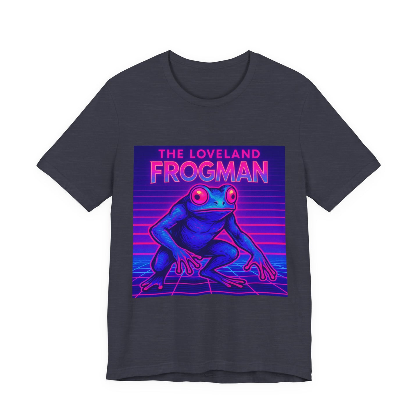 The Loveland Frogman Tee — Retro Neon Frog Graphic T-Shirt