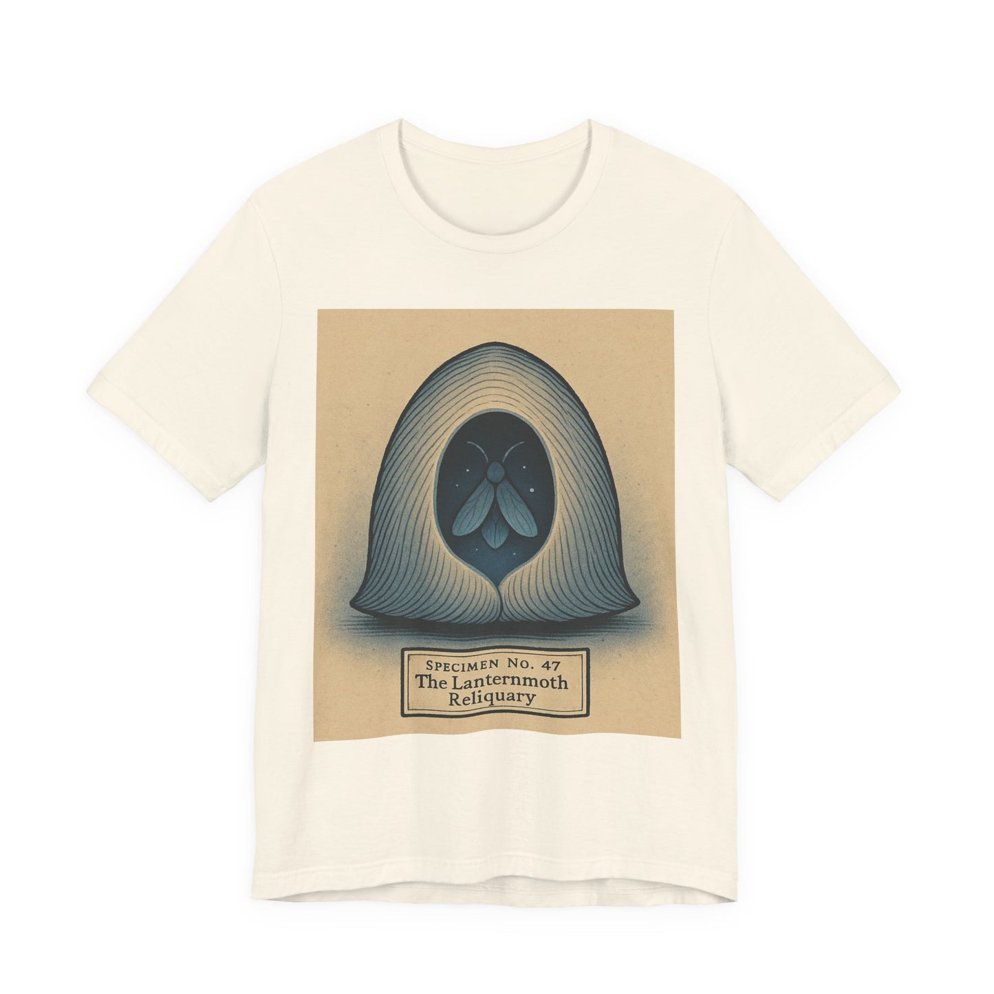 “Specimen No. 47 The Laternmoth Reliquary” Graphic T‑Shirt