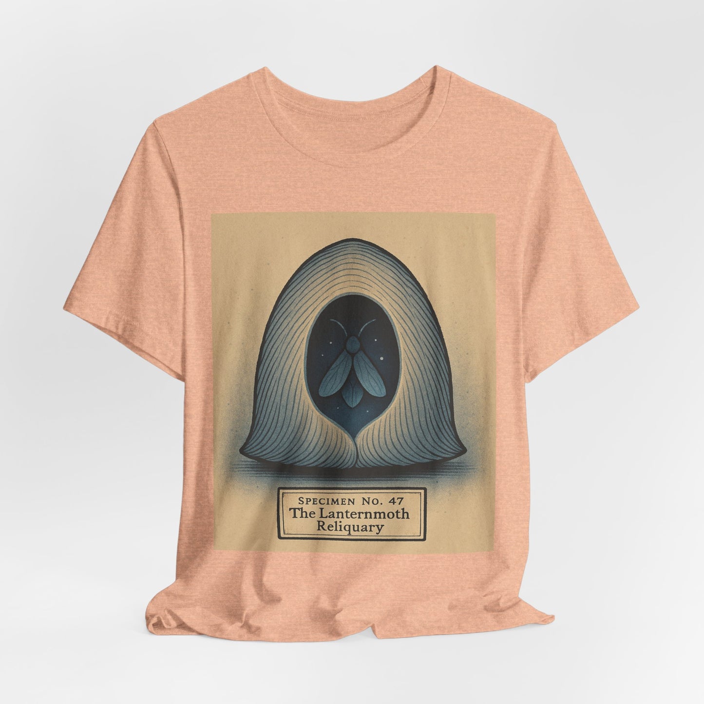 “Specimen No. 47 The Laternmoth Reliquary” Graphic T‑Shirt