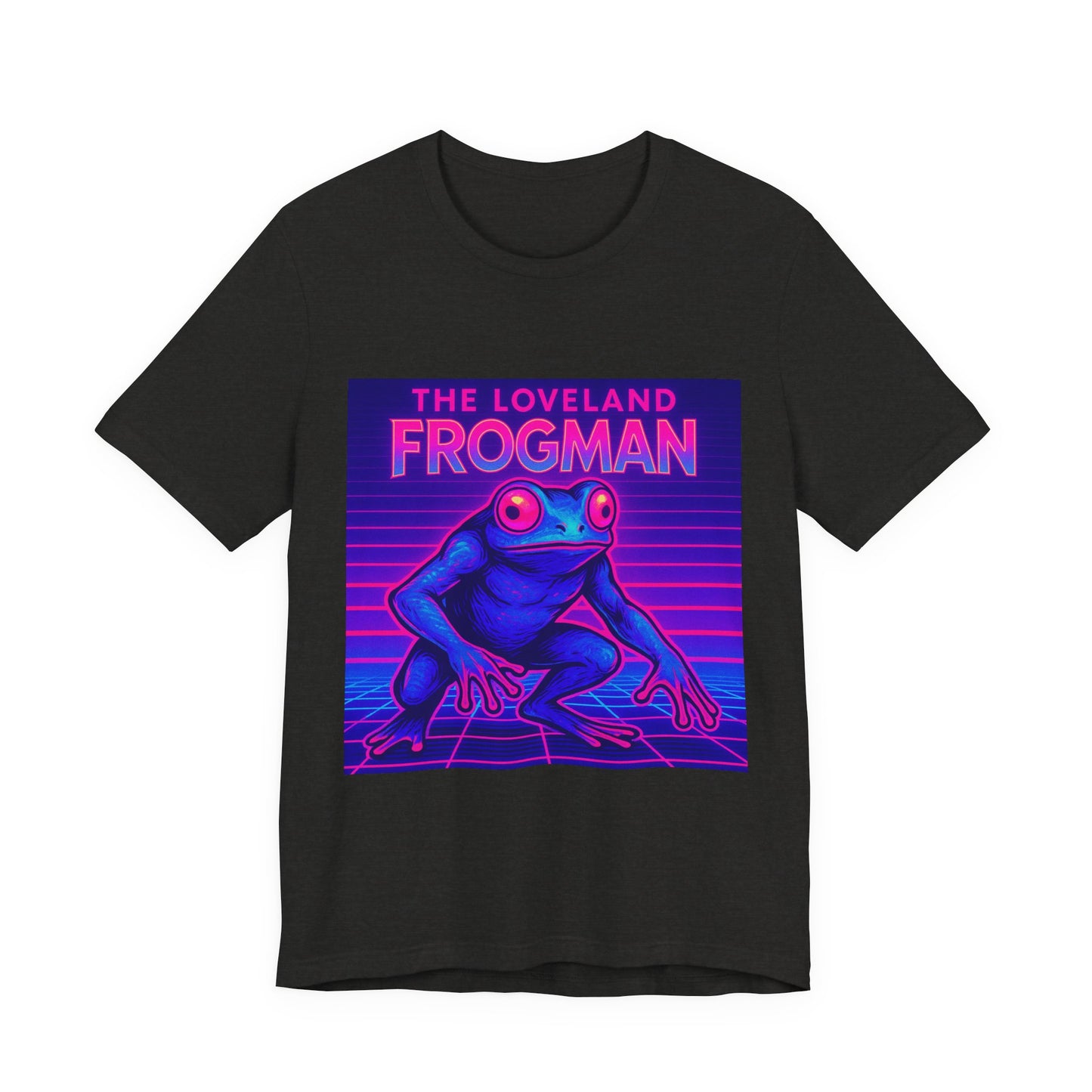 The Loveland Frogman Tee — Retro Neon Frog Graphic T-Shirt