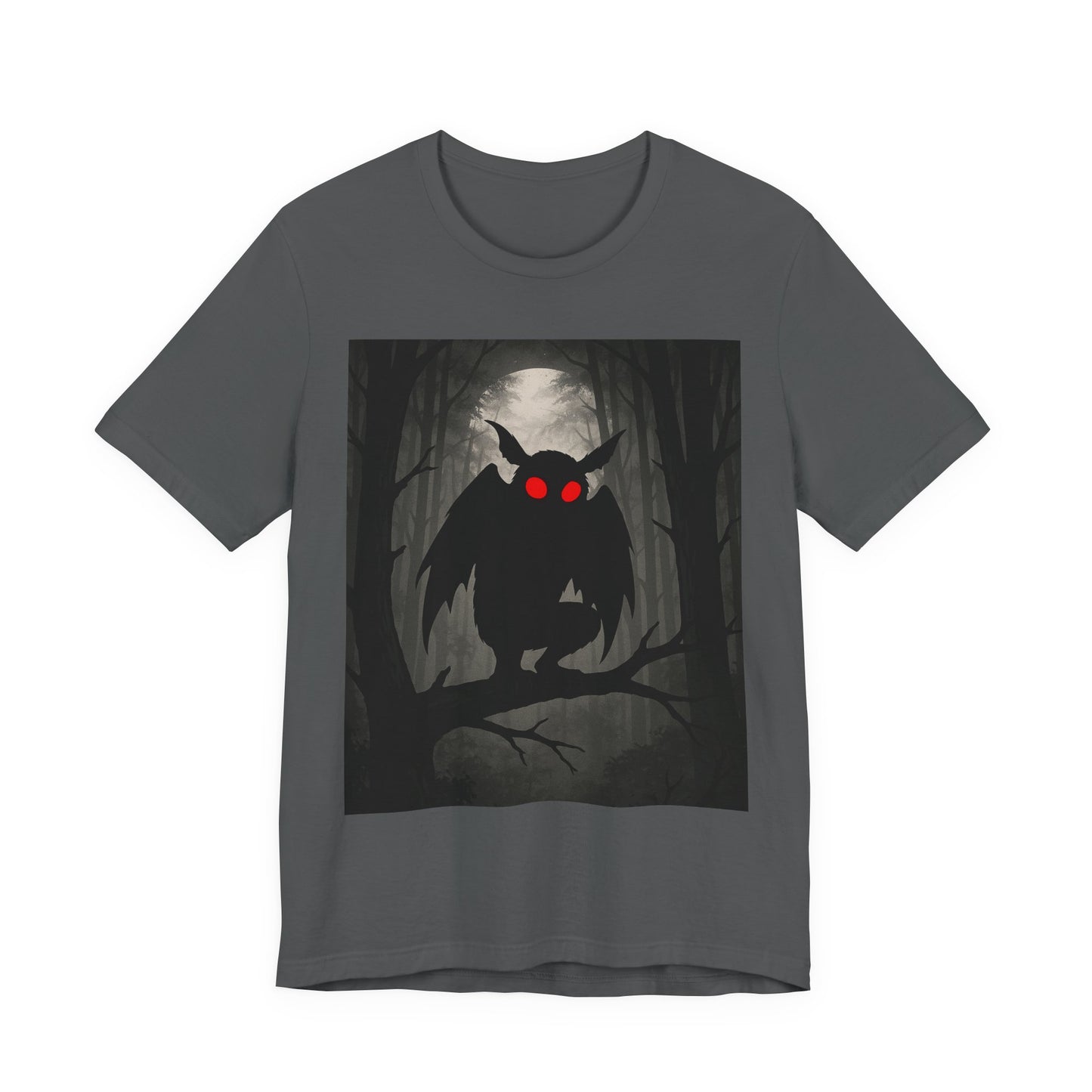 Owl Night Tee — Spooky Red-Eyed Owl Forest T-Shirt