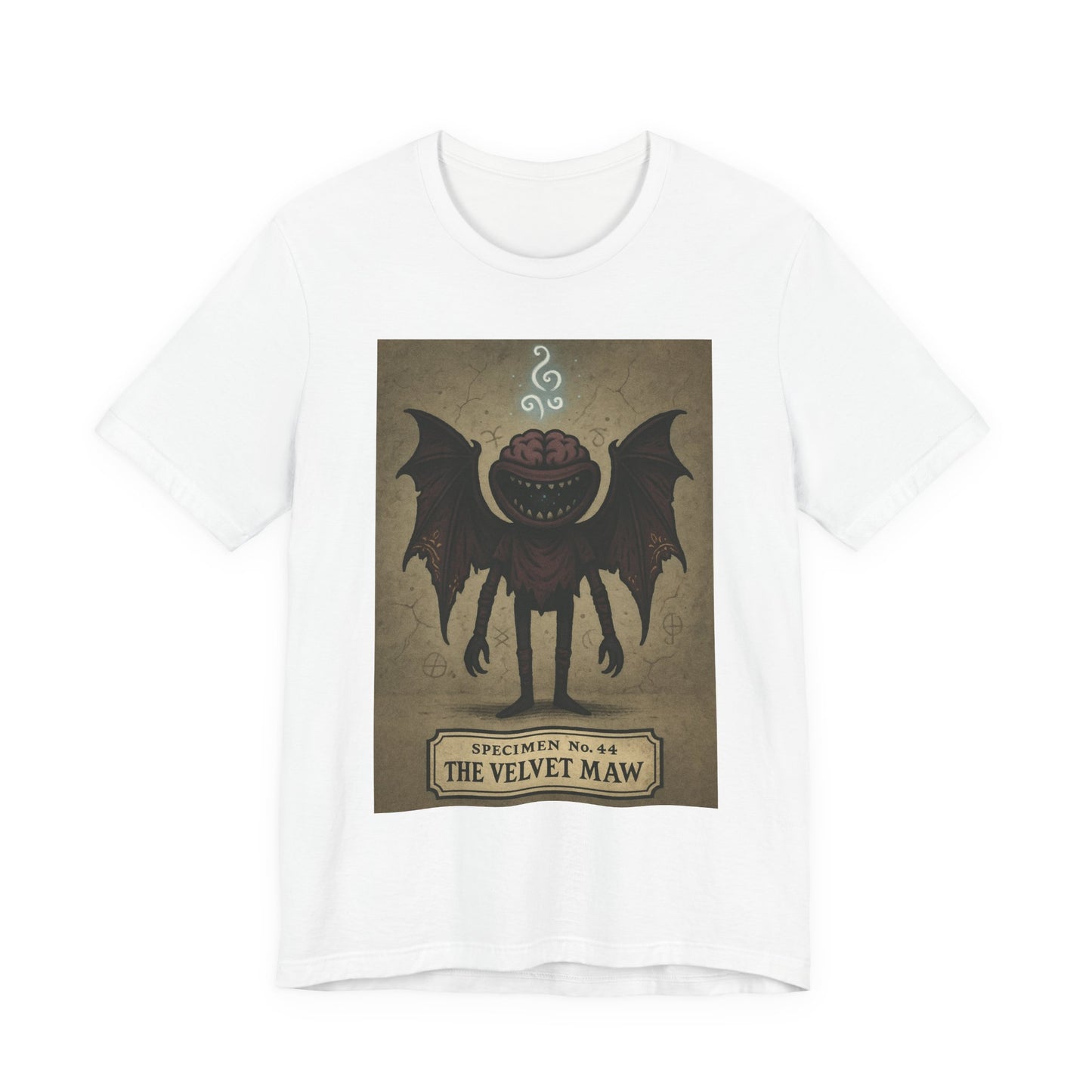 Velvet Maw Monster T-Shirt – Vintage Creature Illustration Tee