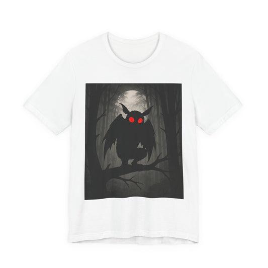 Owl Night Tee — Spooky Red-Eyed Owl Forest T-Shirt